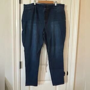royalty for me high rise skinny jeans - dark wash - GUC - 2X